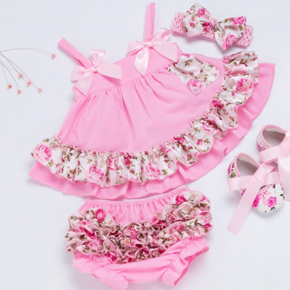 Girl Toddler Swing Dress Outfit